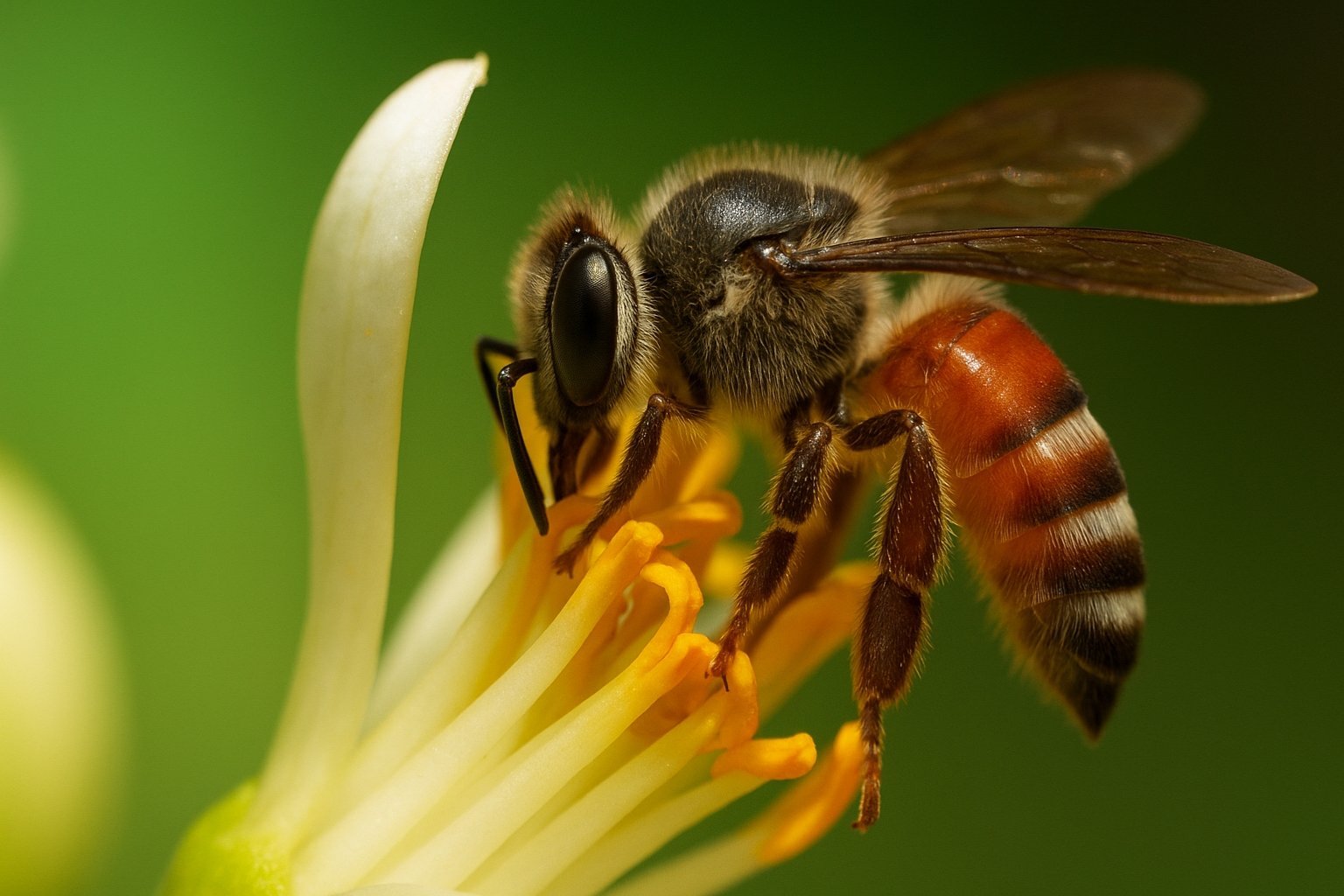 Abeilles naines rouges
