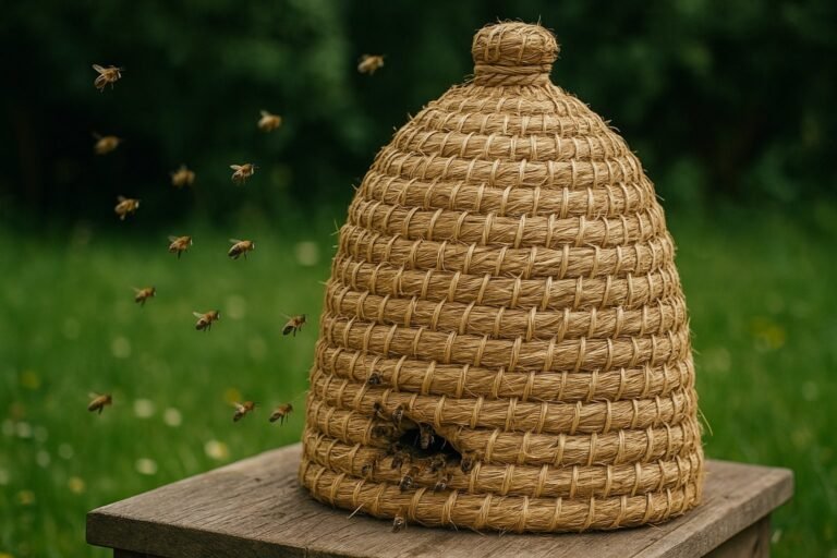 Comment fonctionne une ruche paille au quotidien