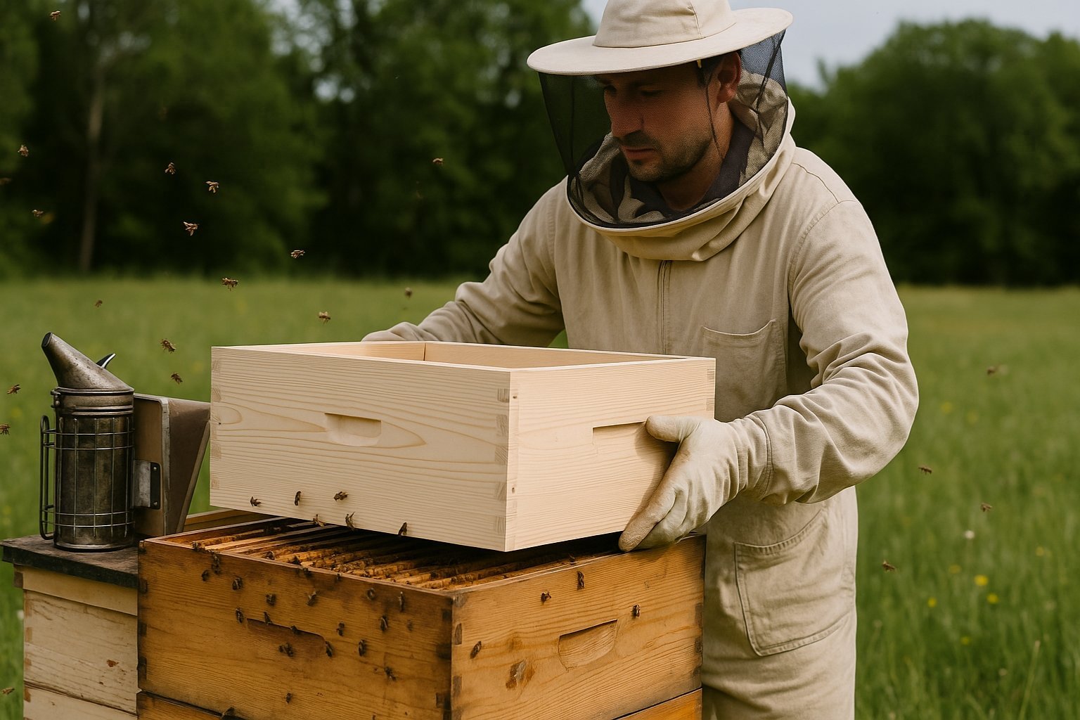 Quand mettre une hausse sur une ruche