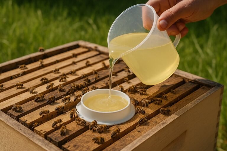 Sirop pour les abeilles