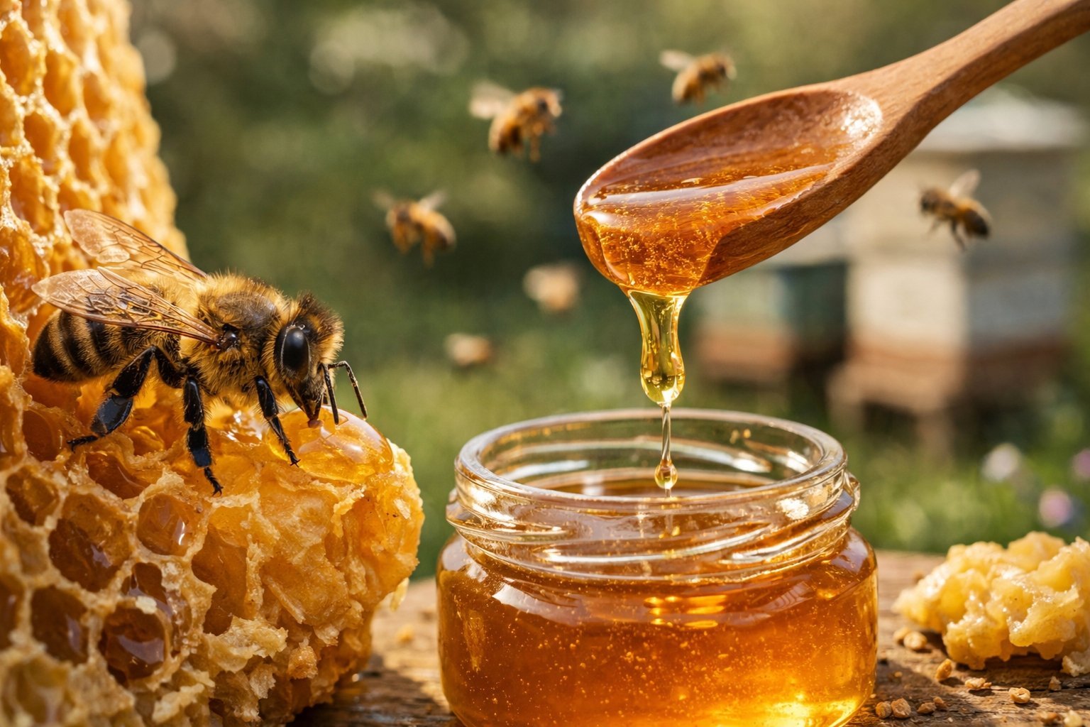 Combien de miel produit une abeille dans sa vie