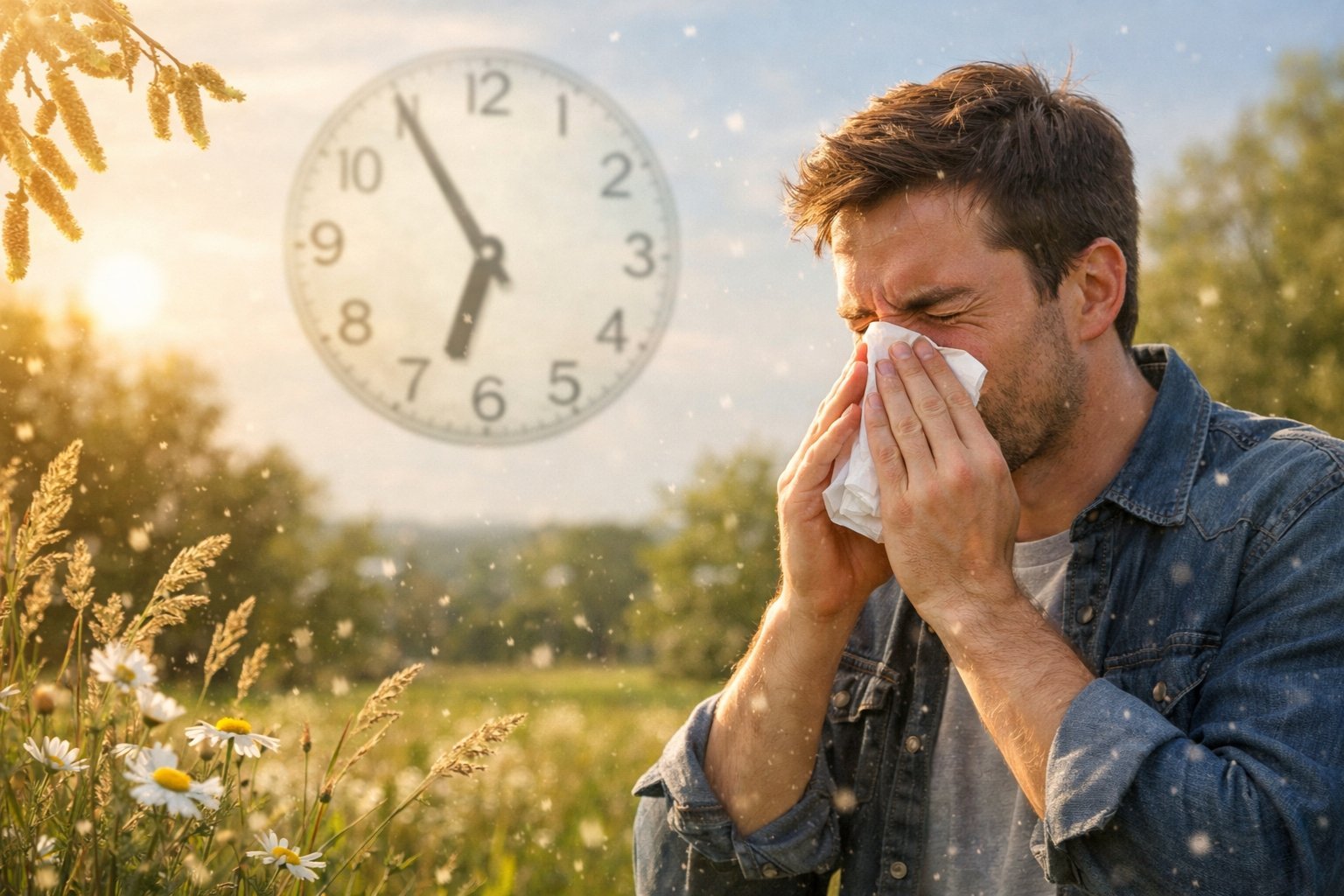 Combien de temps dure une allergie au pollen