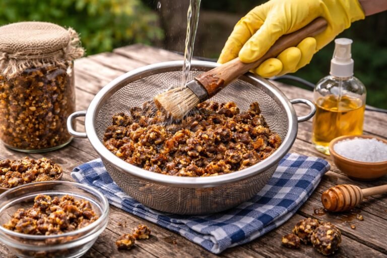 Comment nettoyer la propolis brute