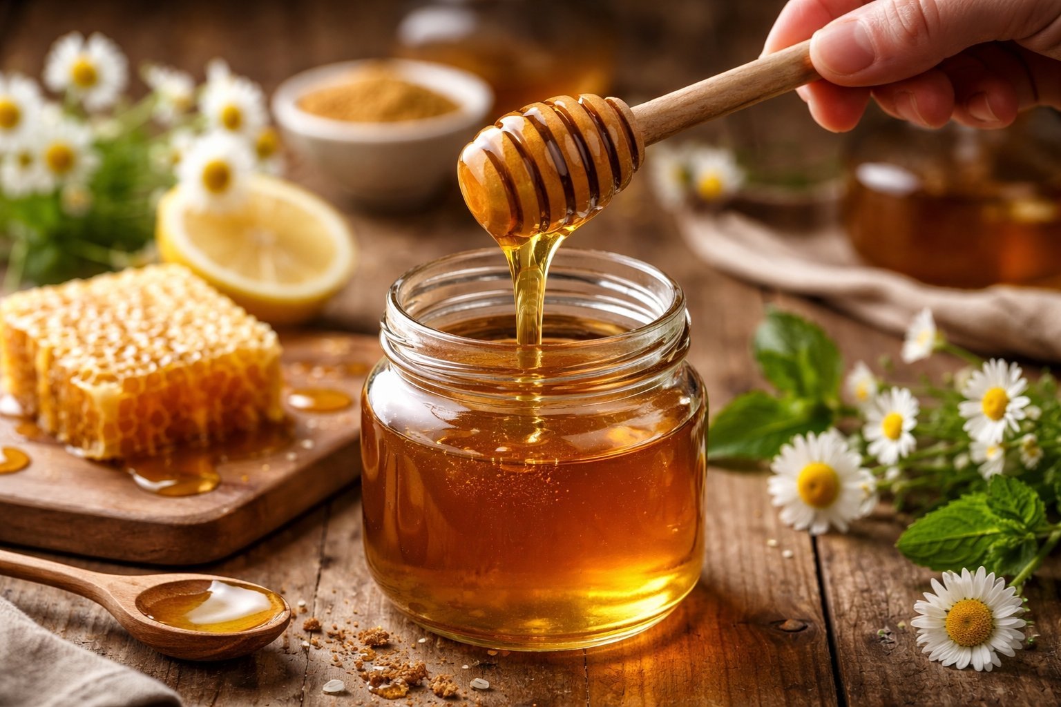 Comment se servir d'une cuillère à miel