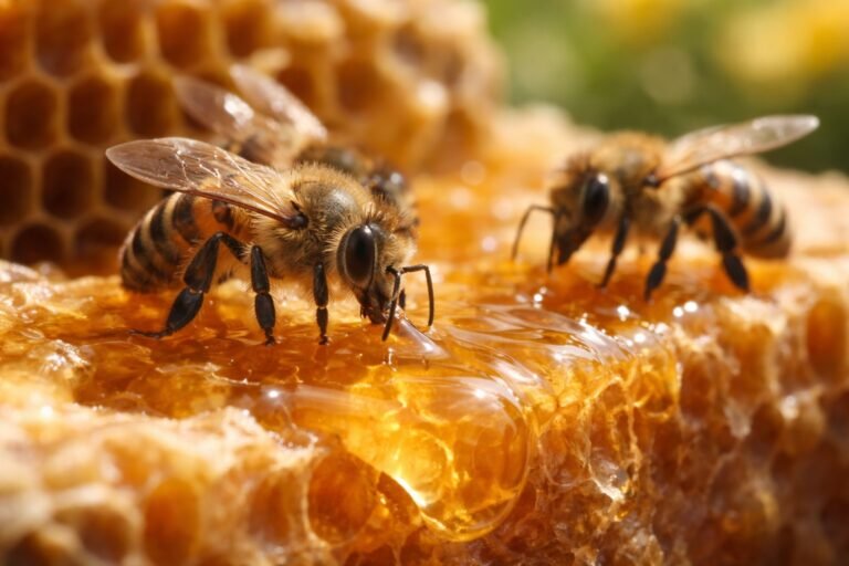 Est-ce que les abeilles mangent du miel