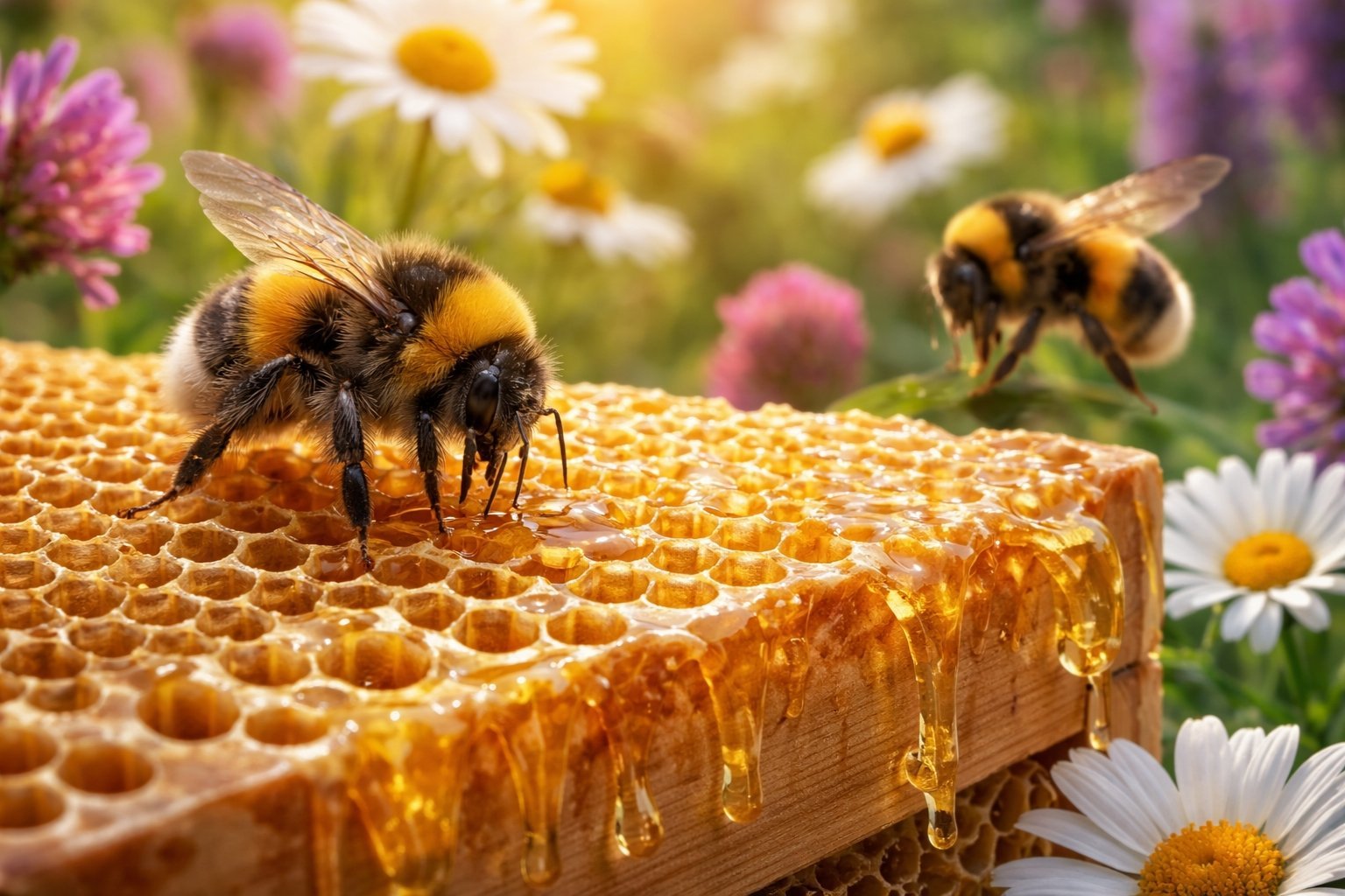 Est ce que les bourdons font du miel