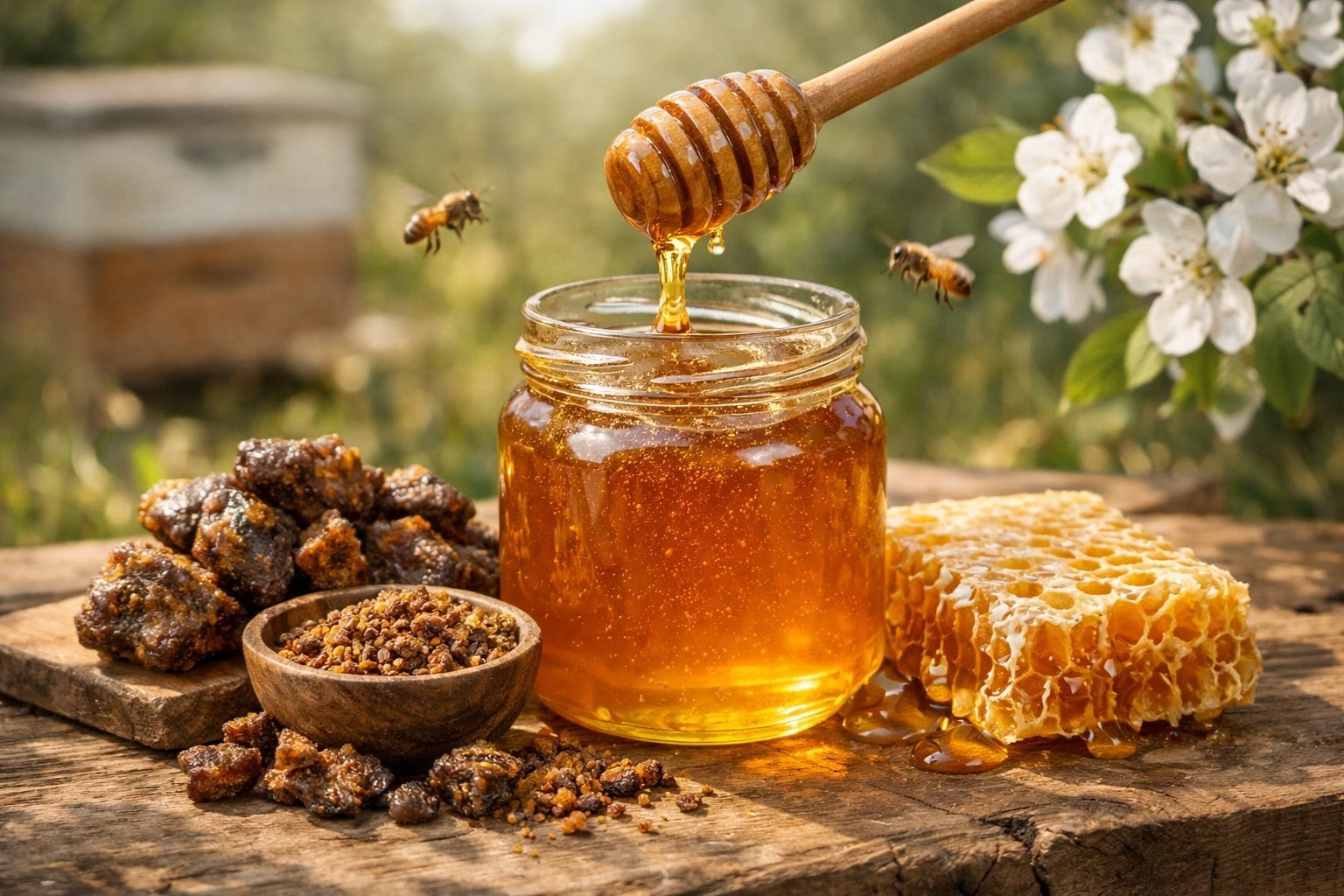 Miel à la propolis