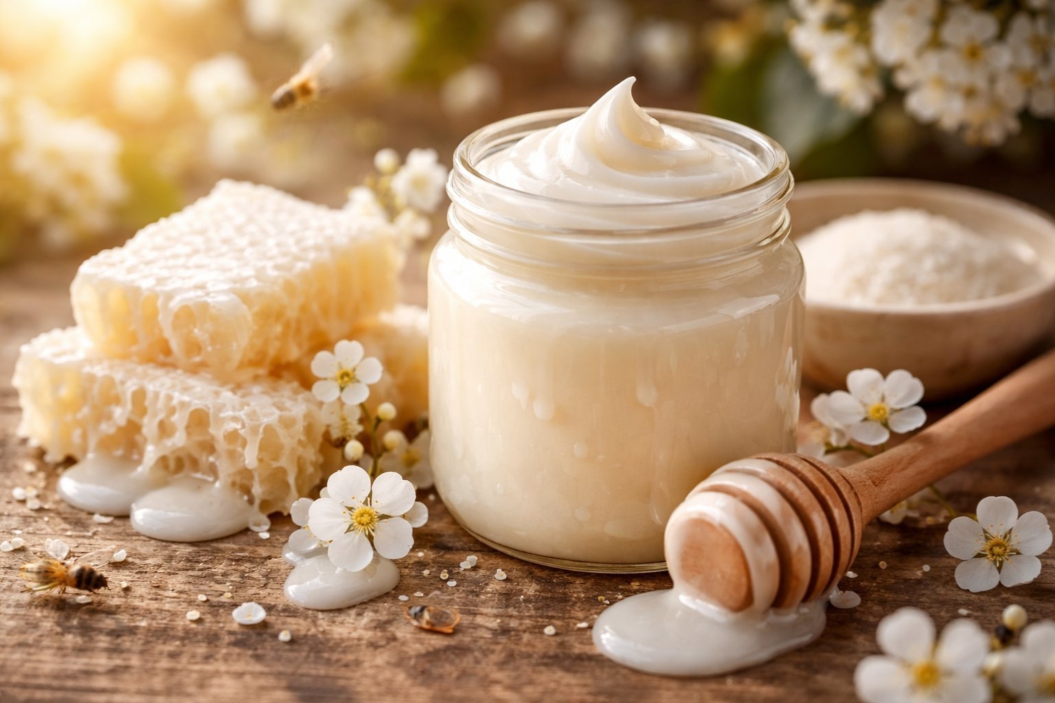Pourquoi le miel est blanc