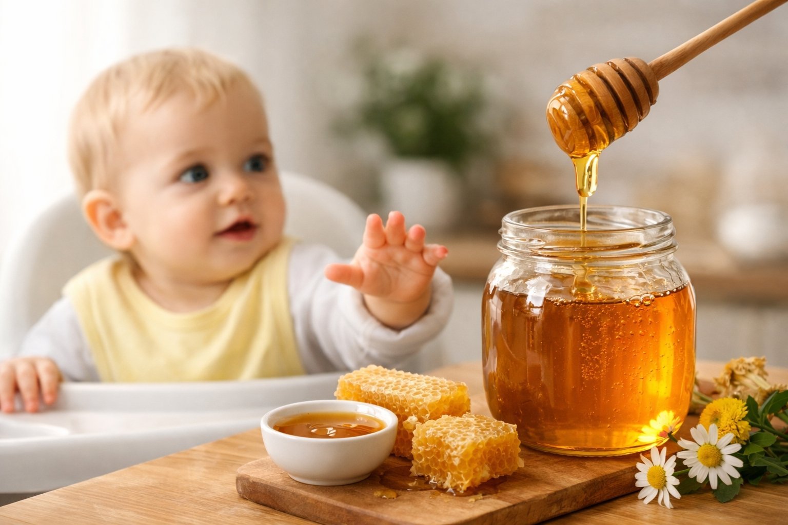 À quel âge peut-on donner du miel à un enfant