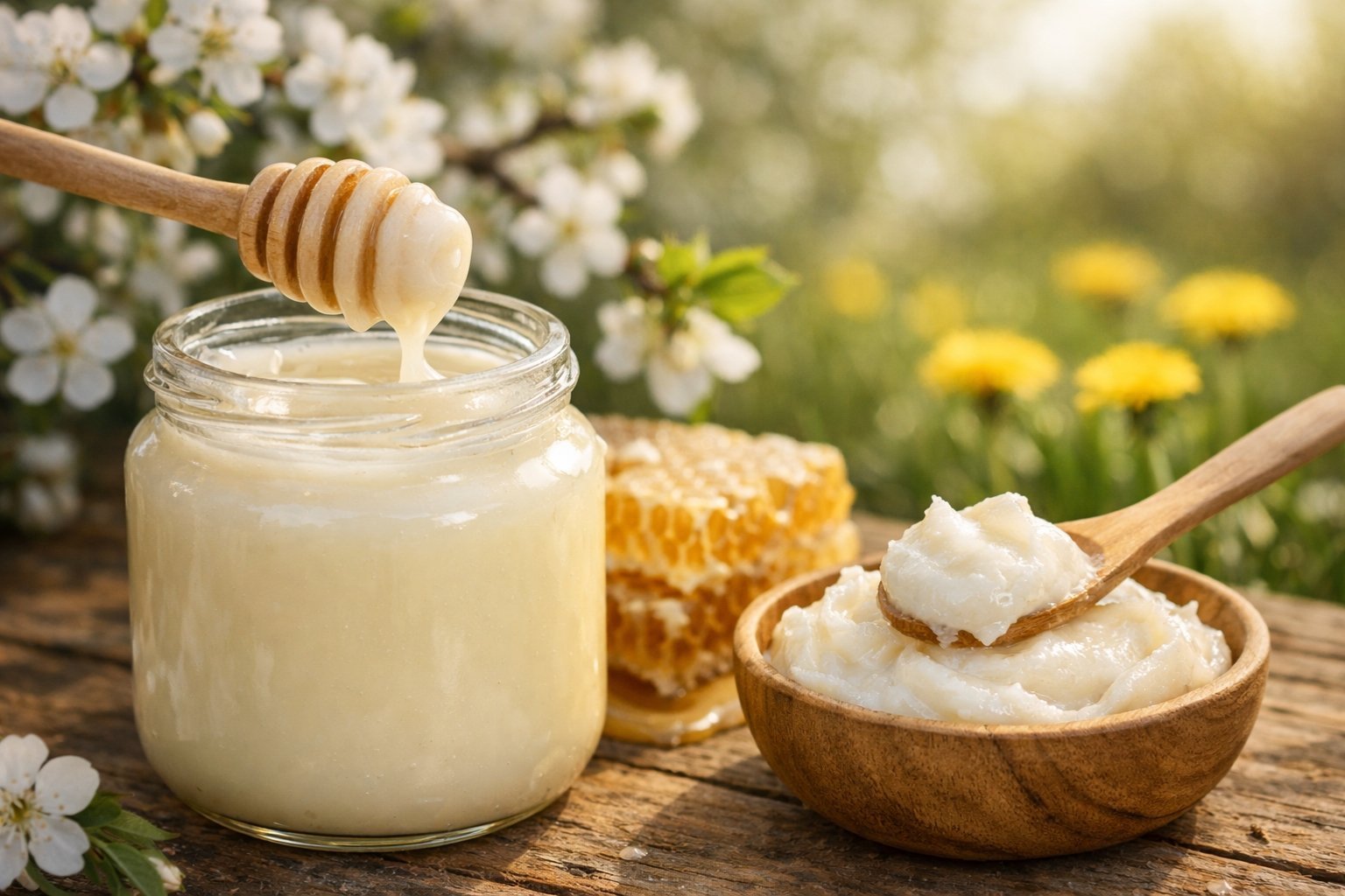 Pourquoi le miel de printemps est blanc
