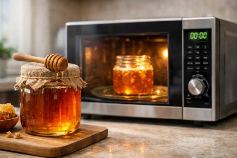 Pourquoi ne pas mettre le miel au micro onde