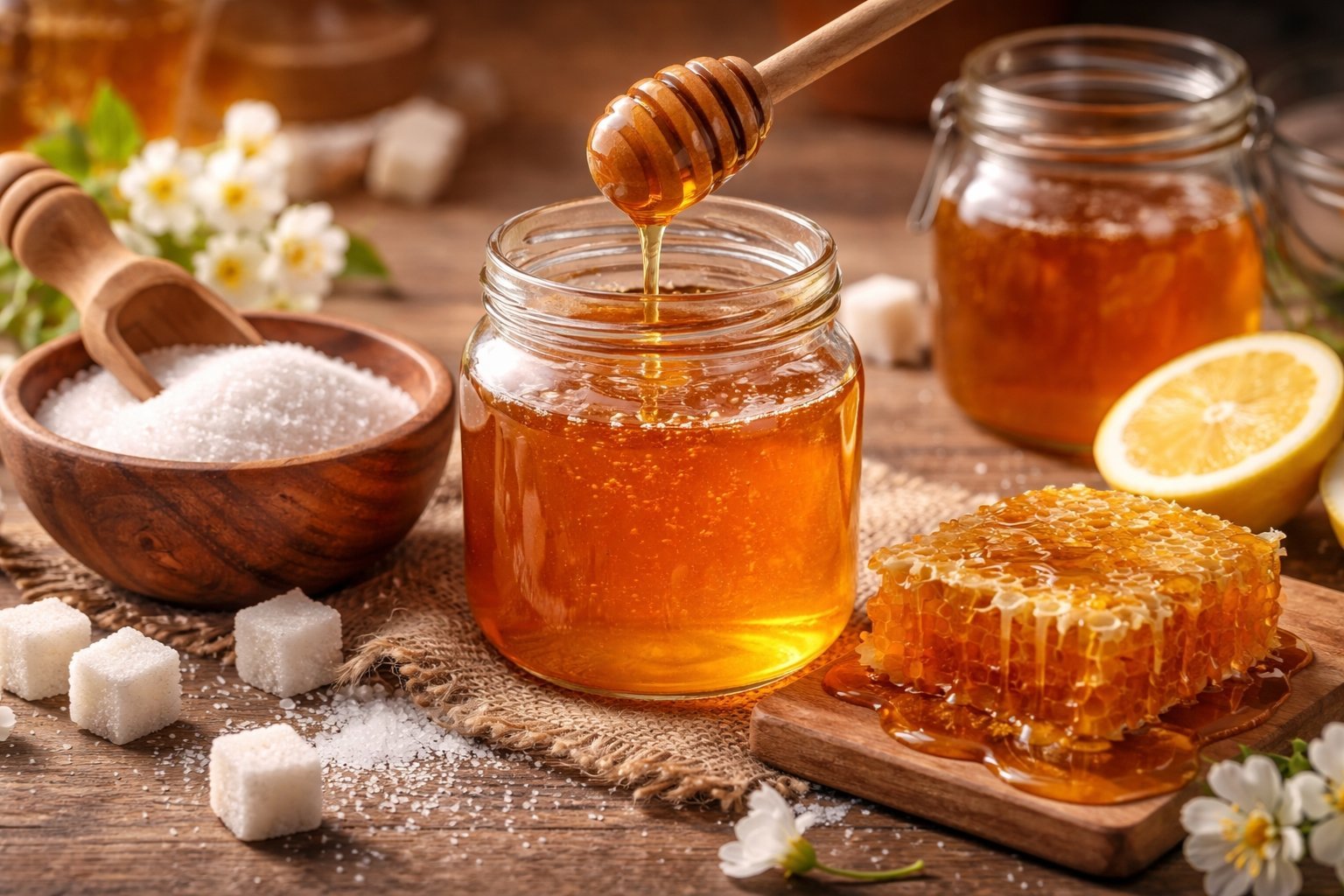 Remplacer le sucre par du miel