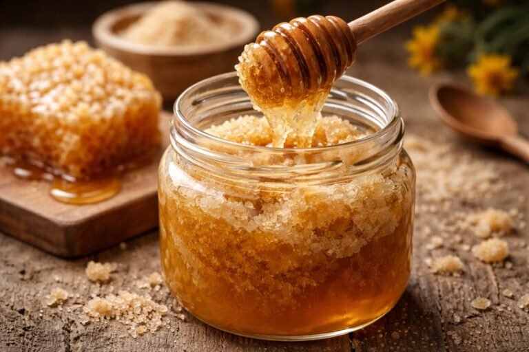 Pourquoi le miel durcit