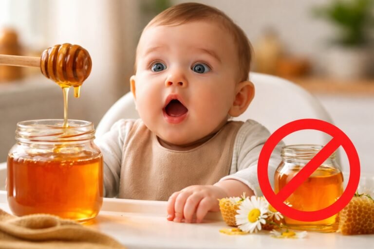 Pourquoi pas de miel avant 1 an