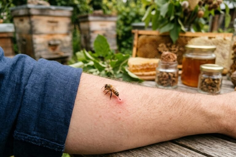Apithérapie et piqûre d'abeille
