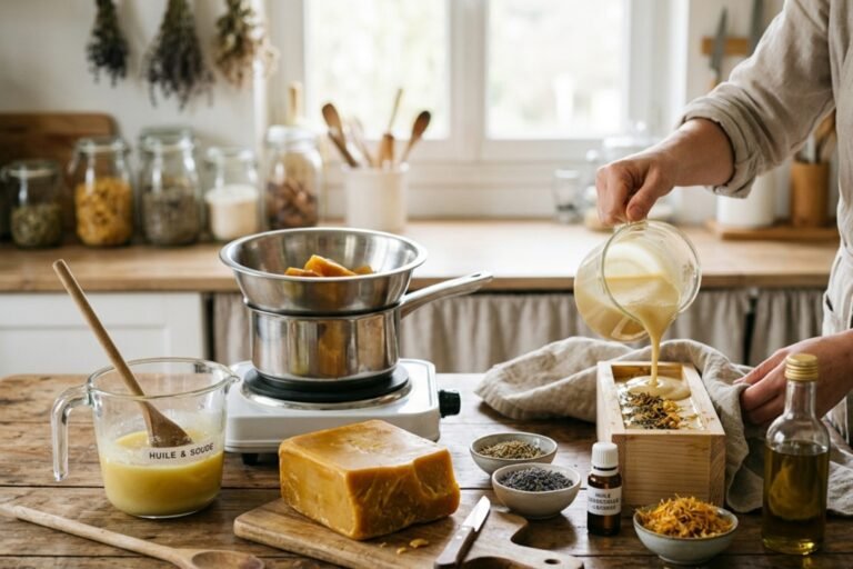 Comment faire du savon avec de la cire d'abeille