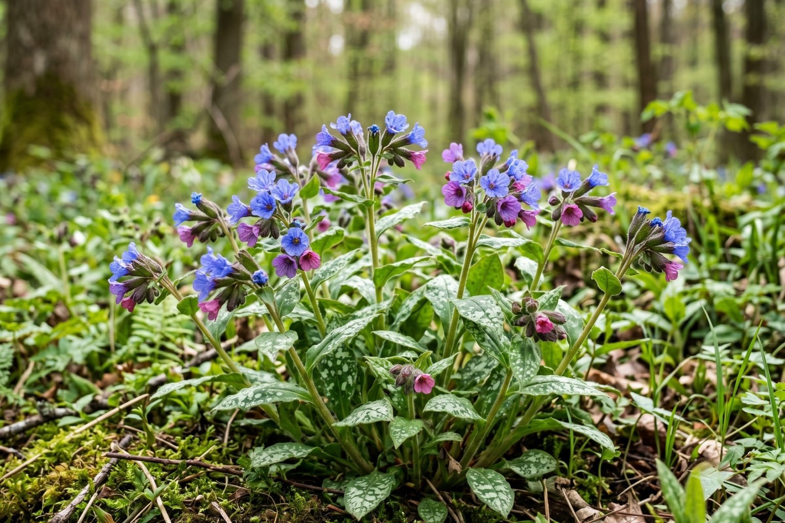 La pulmonaire Pulmonaria officinalis