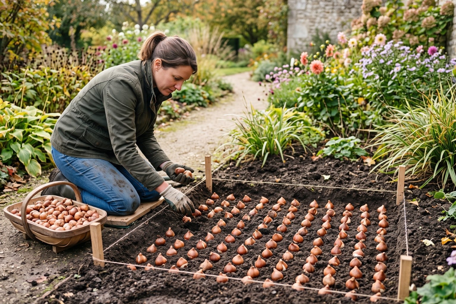 Combien de bulbes de tulipes planter au m2