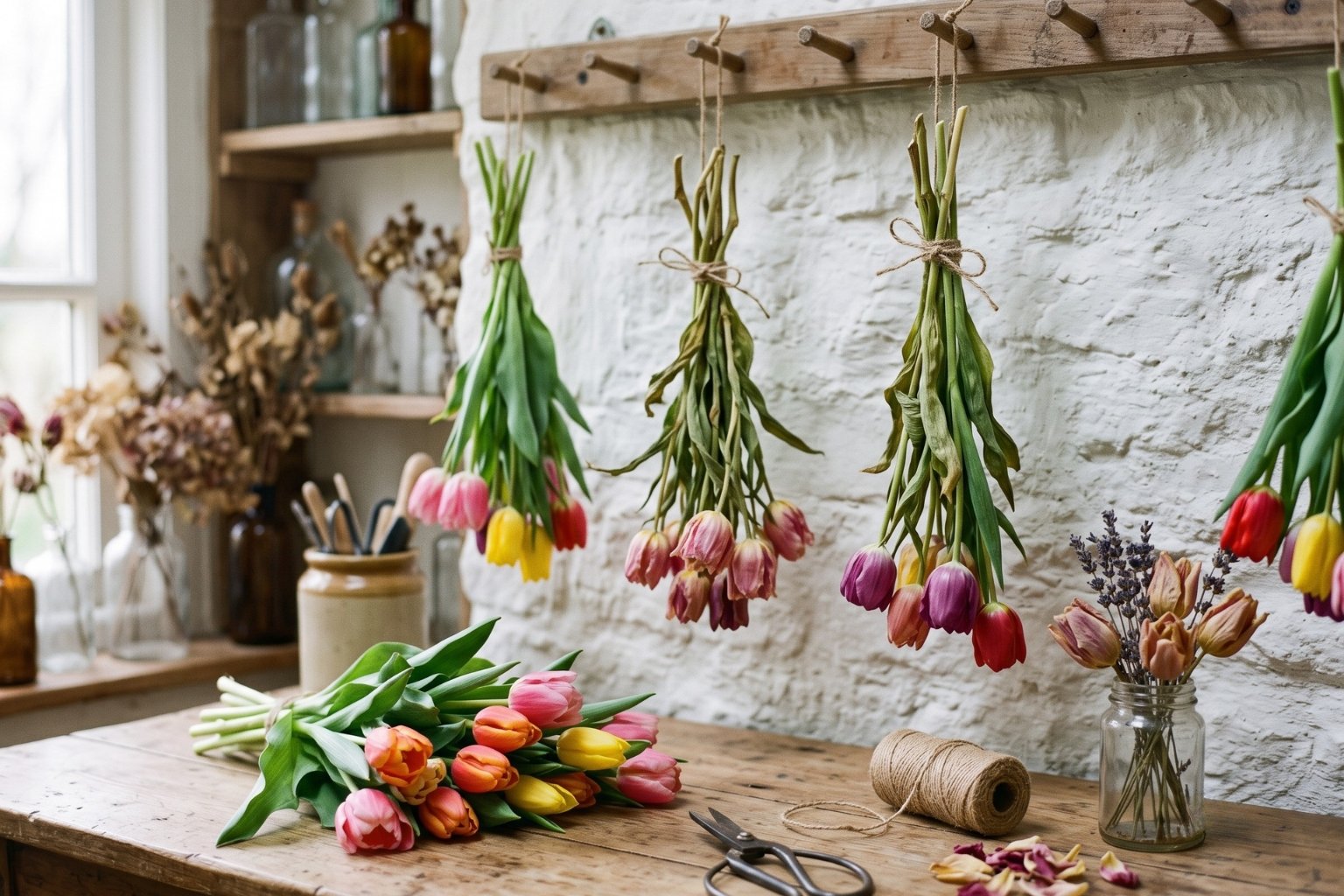 Comment faire sécher des tulipes pour les conserver