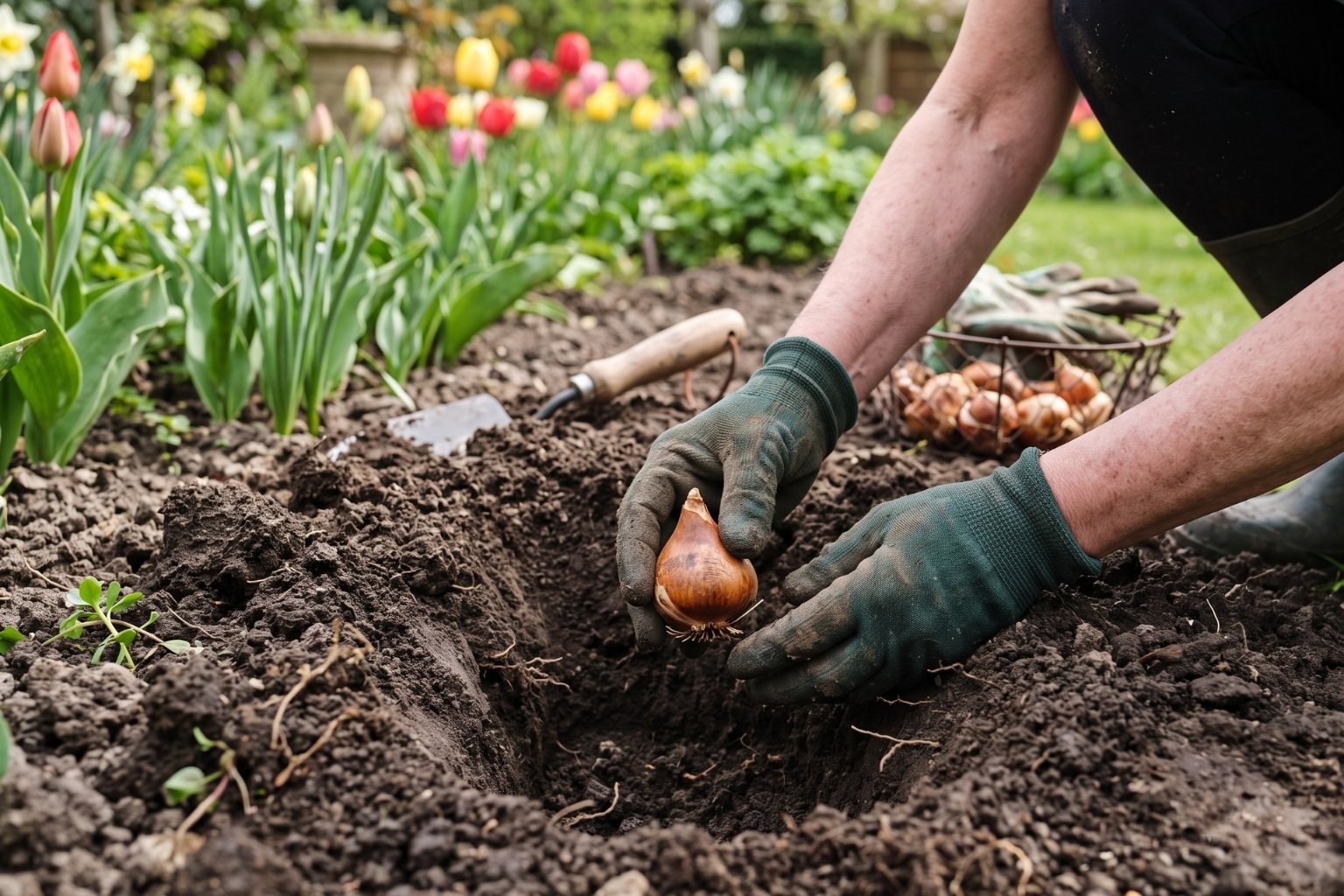 Dans quel sens planter un bulbe de tulipe