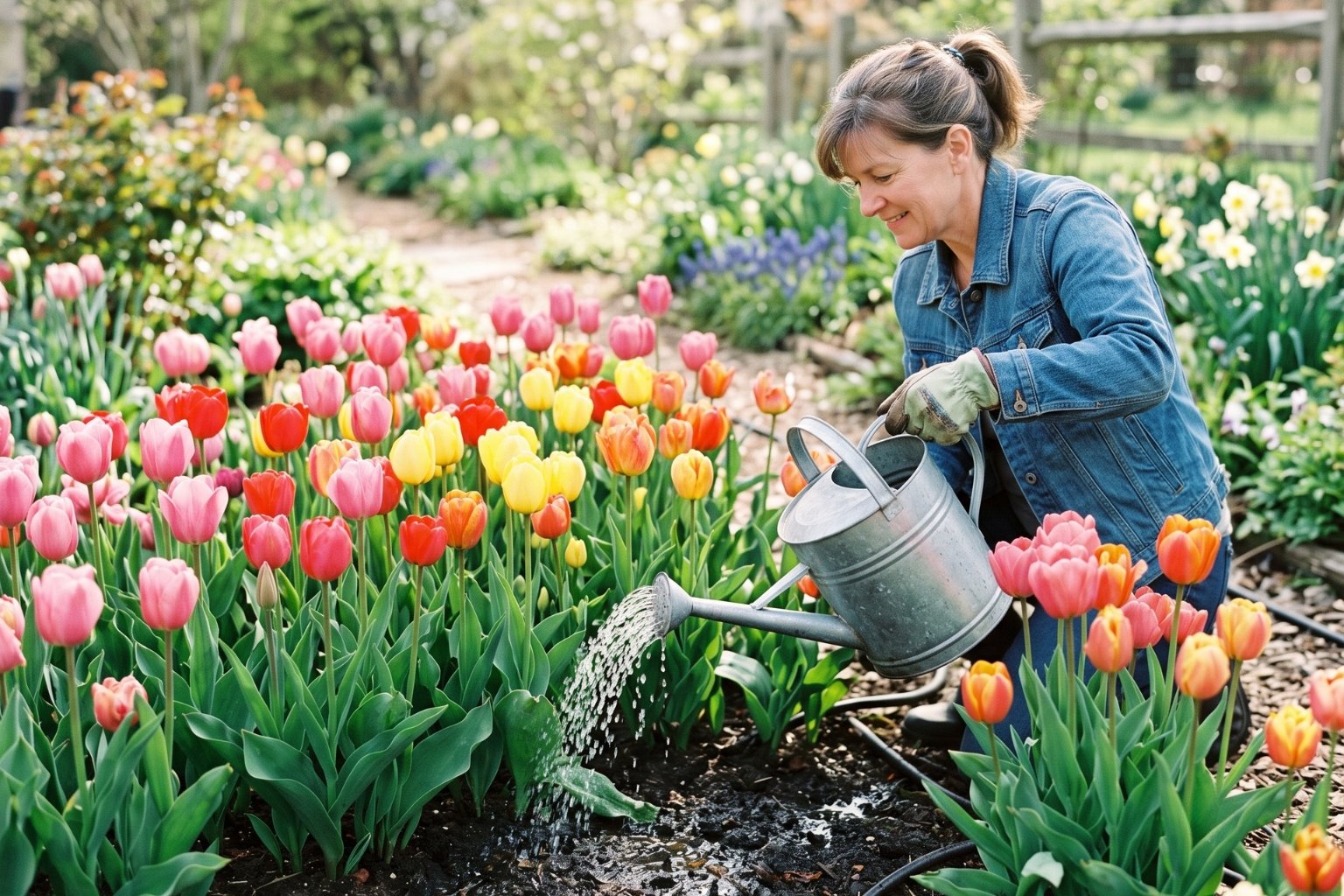De combien de litre d'eau les tulipes ont-elles besoin