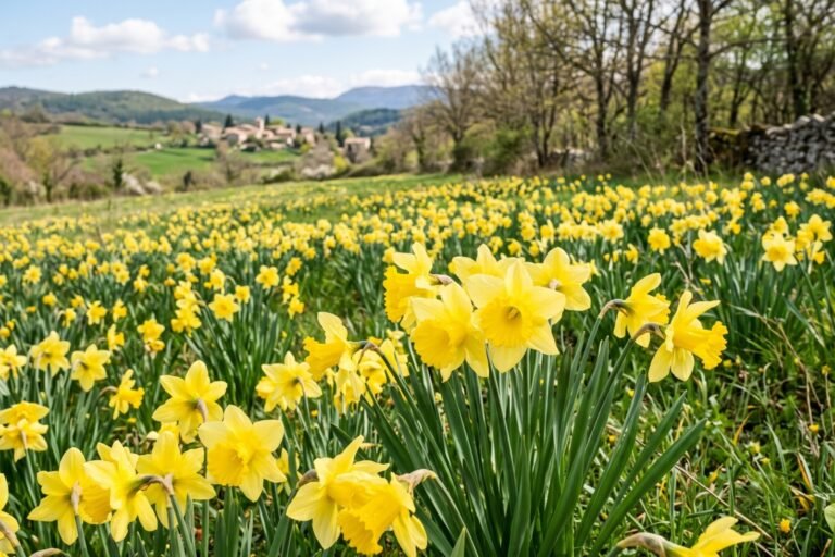 De quelle couleur sont les narcisses