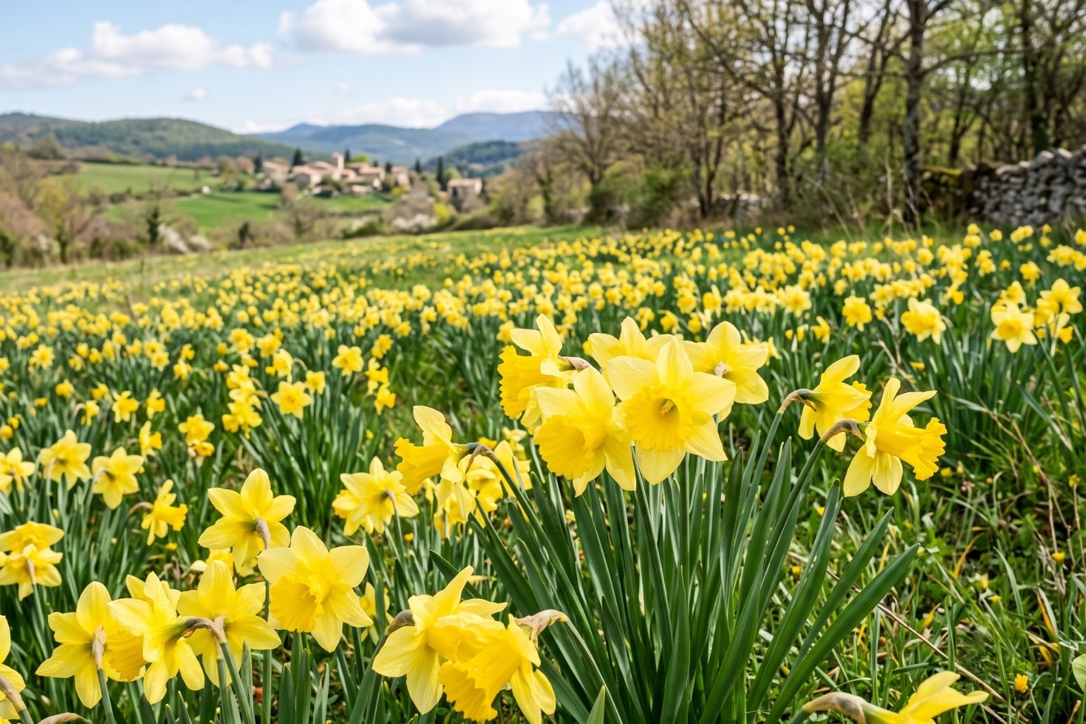 De quelle couleur sont les narcisses