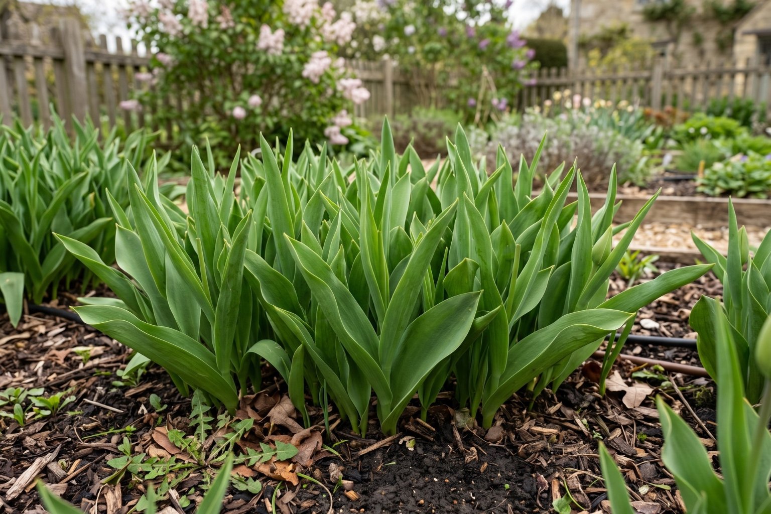 Mes tulipes ne font que des feuilles et ne fleurissent pas